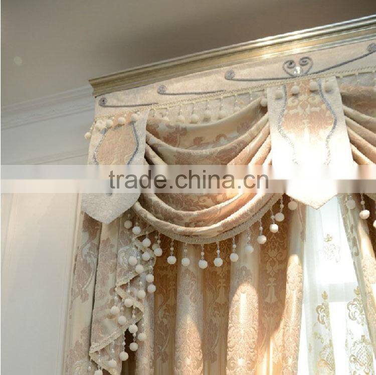 Fashion new quality best sale polyester oem elegant window curtain