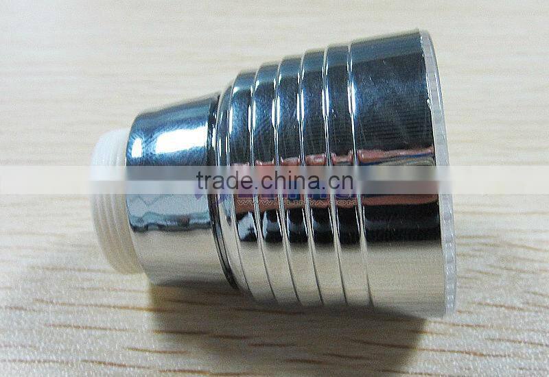 3 Color LED Light Chrom Plate Basin Kitchen Temperature Control Faucet