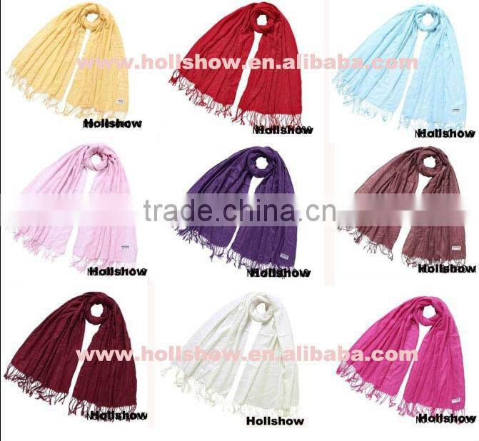 Star Favourite Long Tassel Acrylic Scarf Pashmina Shawls Canada