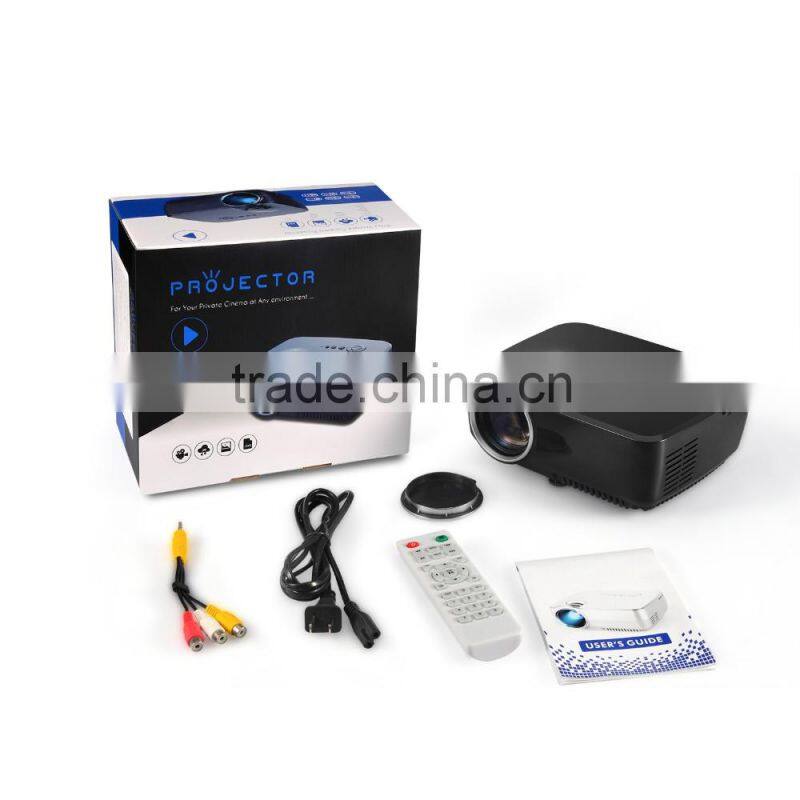 LCD LED Mini Projector 800 Lumens Full HD 1080P Potable Projector For Home TV Movie Video Game