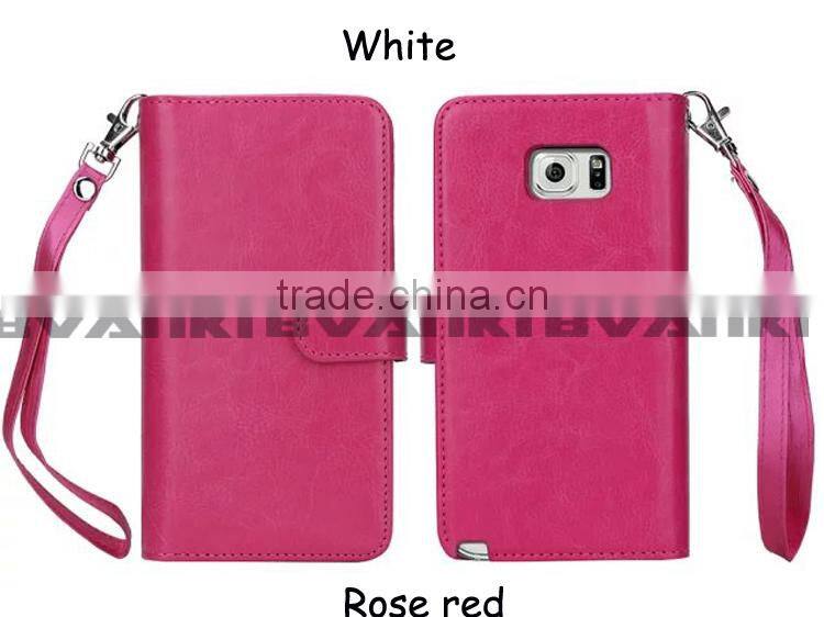Luxury pu leathat wallet mobile phone case for samsung note 5 for samsung galaxy note 5 for samsung galaxy note 5 edge
