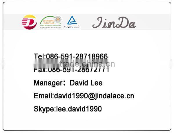 Factory made wholesale green lace fabric with best price