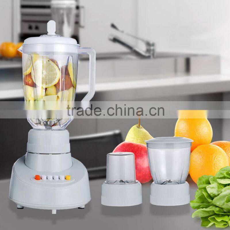 JL-B151P 3 in 1 Powerful Plastic Electric Smoothie Spice Blender