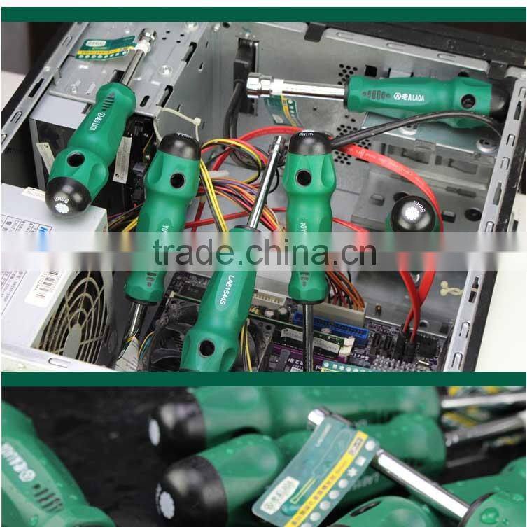 LAOA12 Angle Torx CR-V Mulction Socket Screwdriver Rubber Handle Screw Driver tool Arbor hardening Antislip Metal For Hex Screw