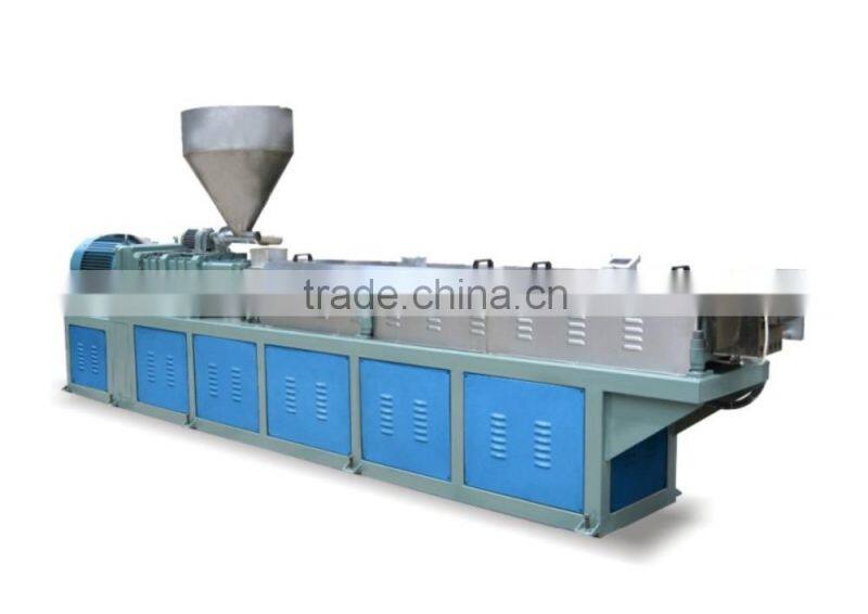 Italy hot sale twin screw plastic compunding granulator line