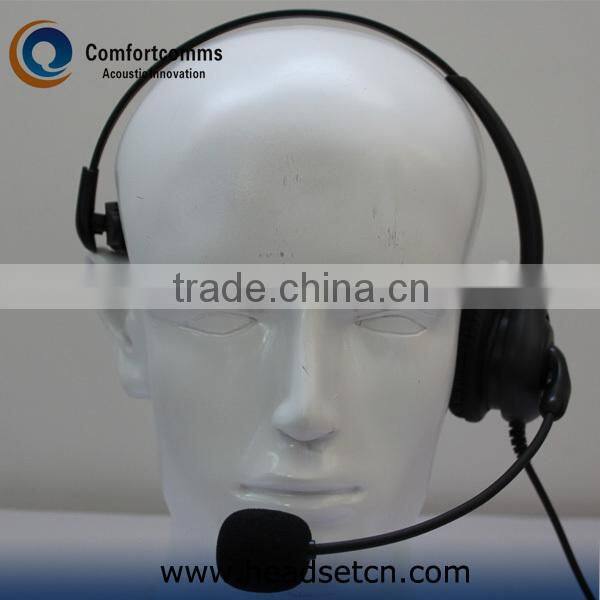 Comfortable call center telephone headset