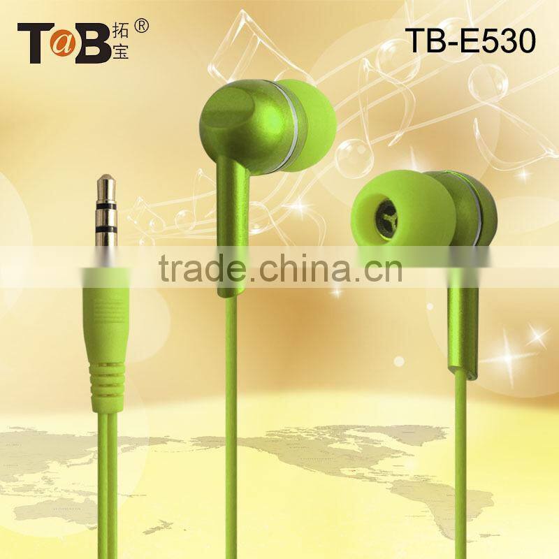 Factory direct sale earphone good quality without mic and volume control
