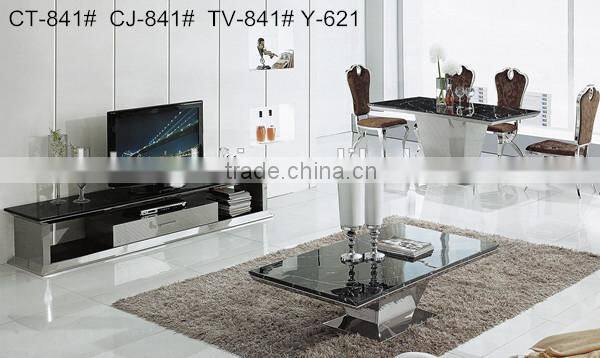 2014 Latest design Home furniture stone teapoy table CJ-841#