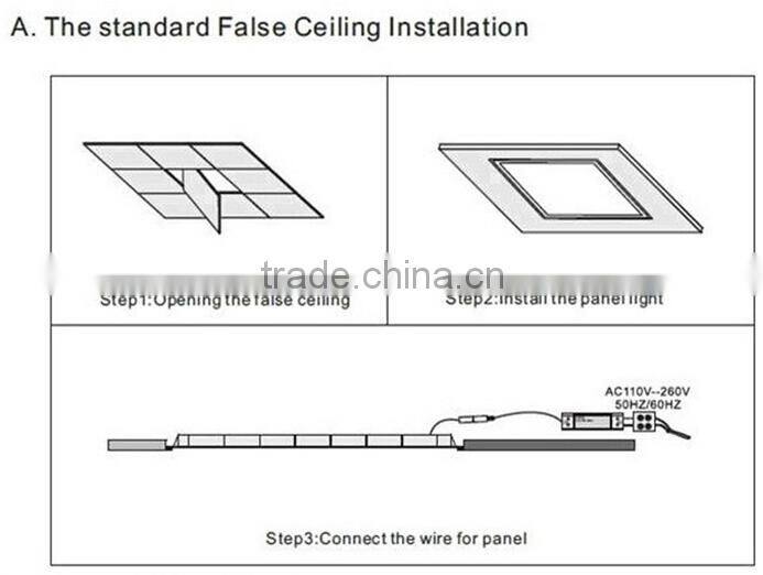 620x620mm Ultra thin LED Panel light with TUV certification 36W/40W/45W/48W/55W/60W available Germany led flat panel