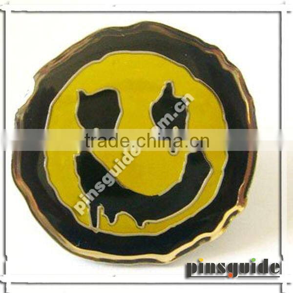 Promotional Cute Animal Design Plat Rainbow Epoxy Coating Badge