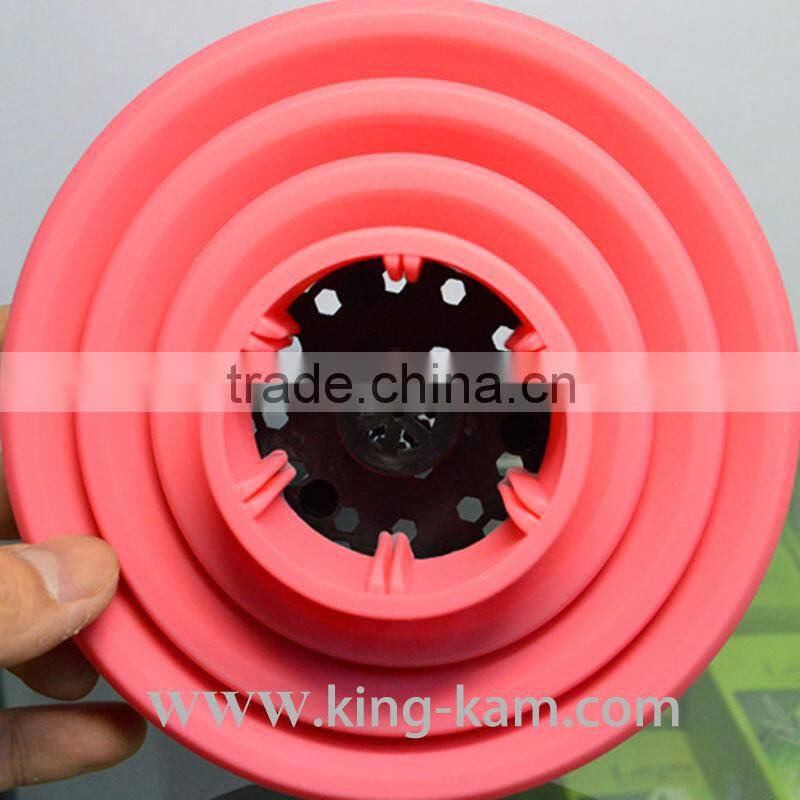 Beauty parlor hair care products green silicone rubber diffuser