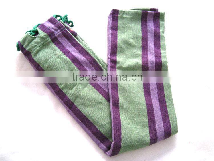 Outdoor camping leisure canvas hammock