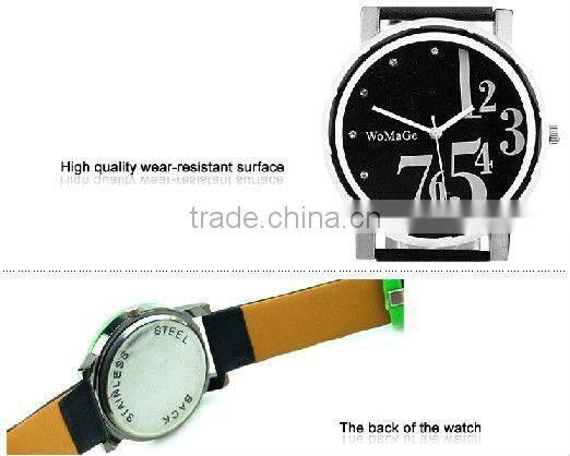 hot sale colorful sports waterproof silicone watch ladies