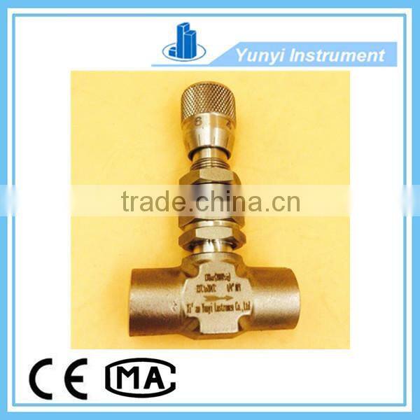 ferrule micro needle valve