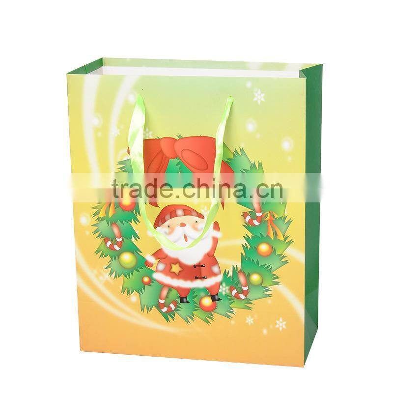 christmas packing paper bag