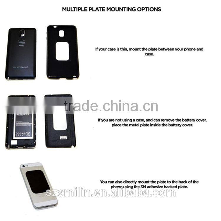 Strong 3-in-1 Adhesive Metal Plates for iMagnet Mount/Magnet Air Vent Mount