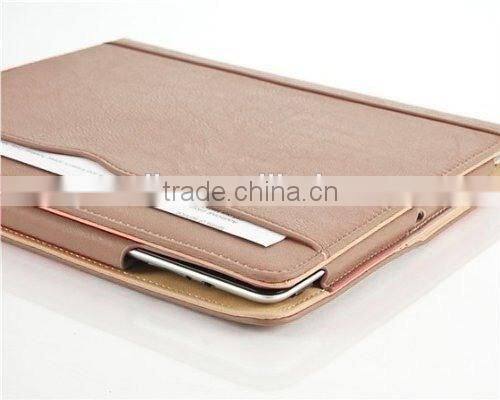 Tan leather case for The new iPad Air 2