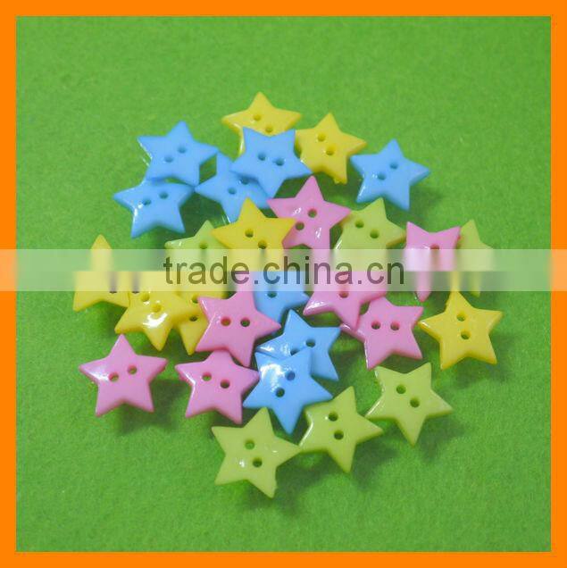 Flower Shape 2 Holes Button