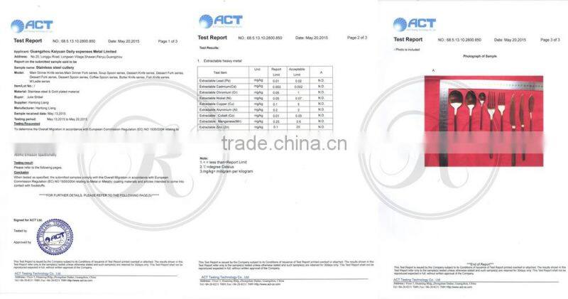 wedding metal cutlery, wedding stainless steel cutlery set