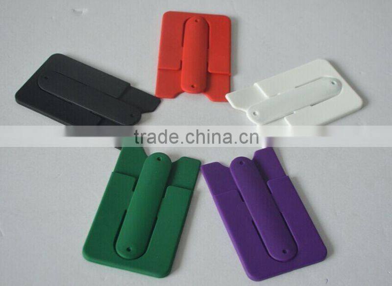 Stand Wallet Case,Silicone Smart Card Wallet 3m Sticky