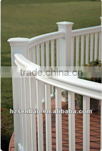 2012 New White WPC Guardrail Column Fence