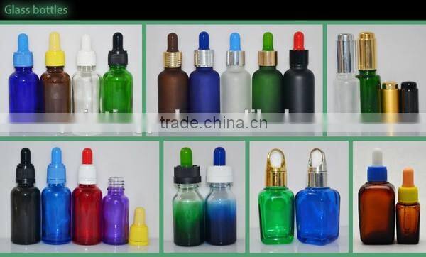 10ml Blue Glass Roller Bottles with Metal Roll On Inserts & Silver Caps