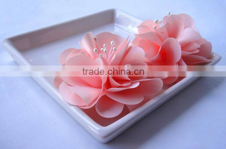 Large Dahlia Pink Flower,Blush Hair Flower Hair Piece,Wedding Hair Accessories