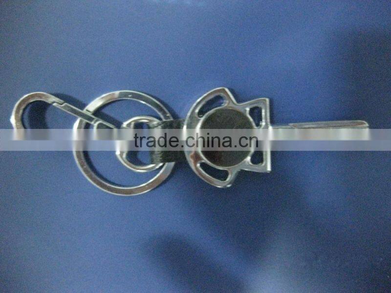 Customized Car Metal Key Ring Zinc Alloy Laser Logo Keychains