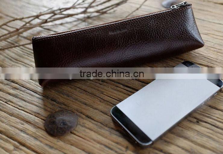 Wholesale leather pen case/pen holder/pen pouch