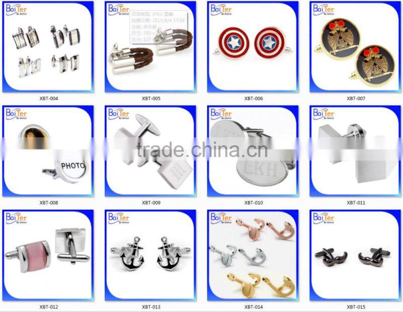 Stainless Steel Men's Cufflink Base/Cufflink Parts/Cufflink Back For Men