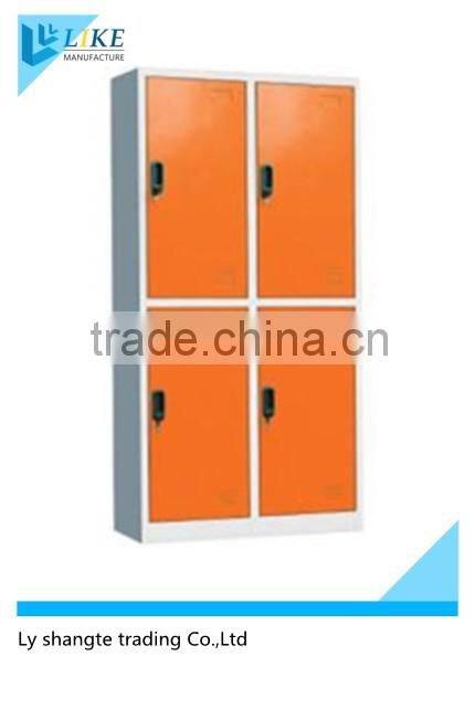4 door steel wardrobe clother locker