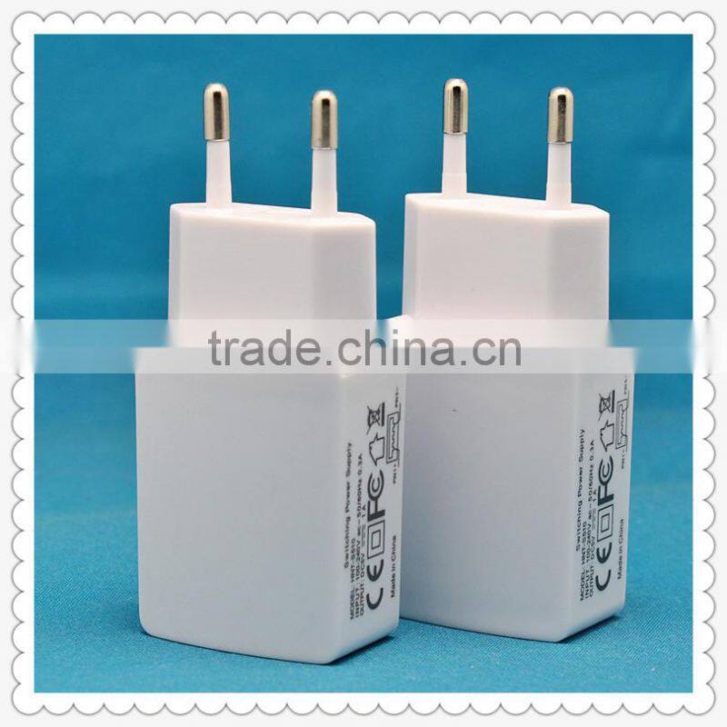 USB power adapter/USB wall adapter European Type for mobile phone