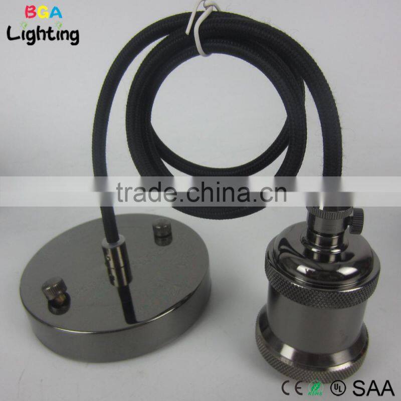 CE Aluminum Home Pendent Lamp E27 With Ceiling Rose and Socket