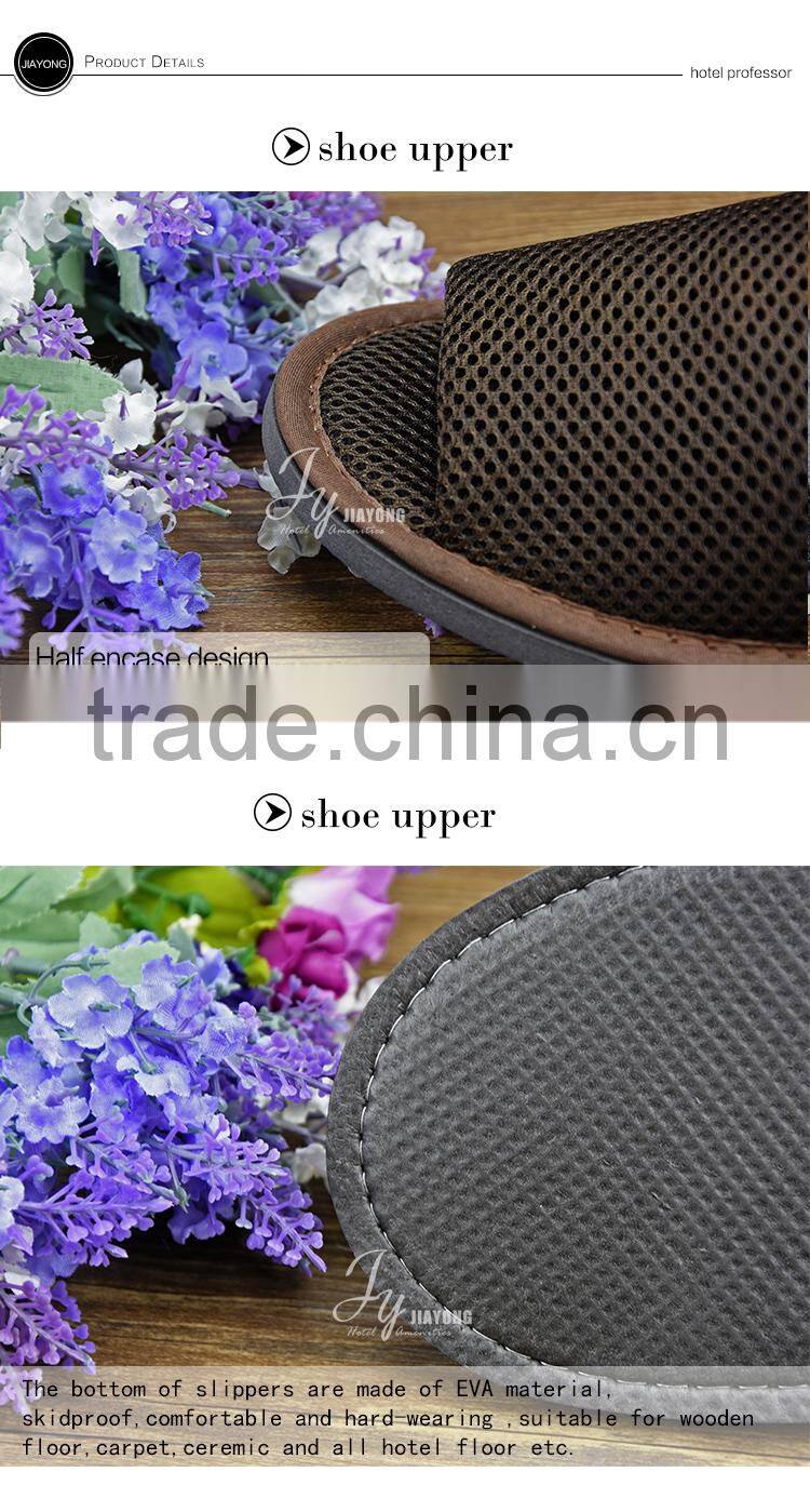 Personalized washable hotel slippers lady closed toe slippers