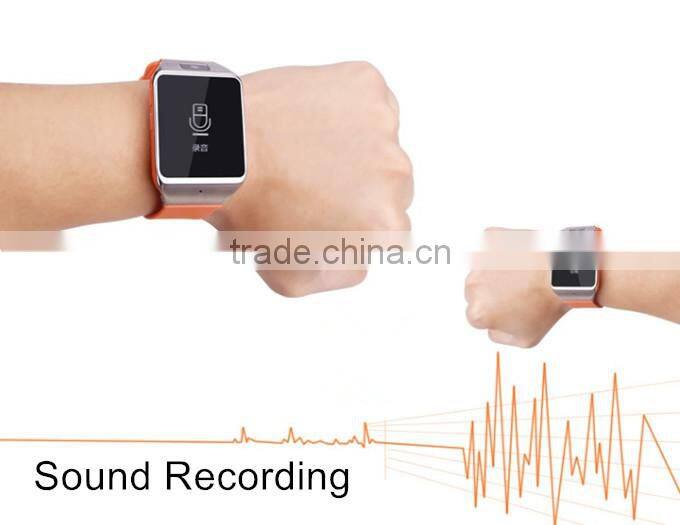 Multifunctional 1.54 inch Bluetooth Smart Watch Android Watch Phone With Camera Pedometer Calling Recording SD Card Built-in