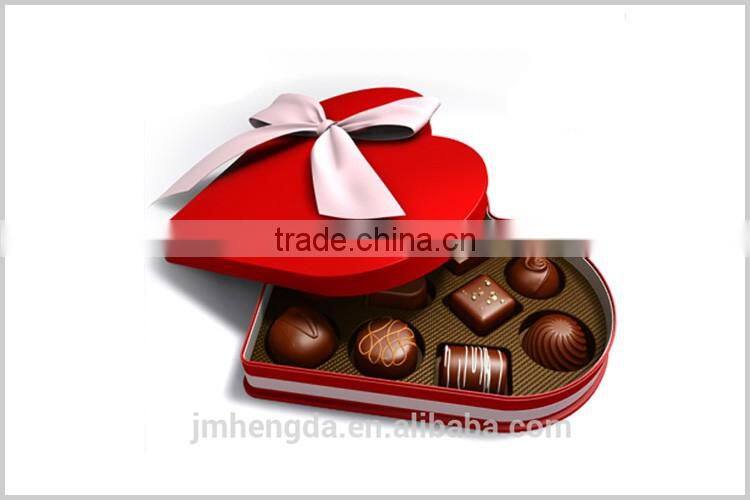 Colorful paper candy box for wedding candy with window