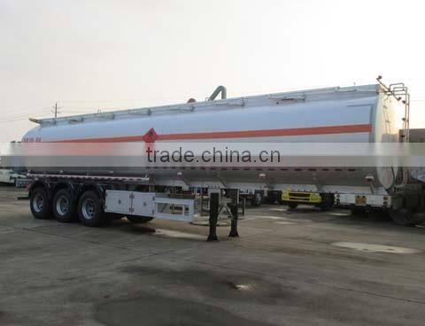 2/3 axles 30000L flammable liquid transport stainless steel tank truck trailer for sale