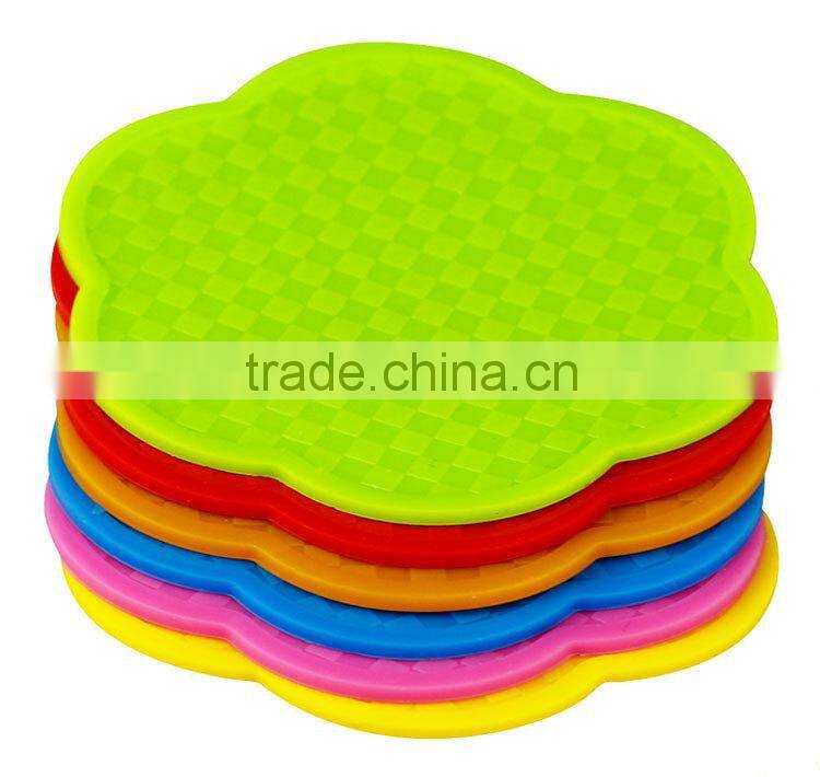 Durable heat resistant cheap custom silicone hot pad