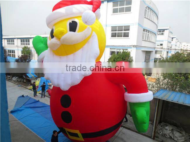 2015 high quality best-selling inflatable santa claus for christmas decoration