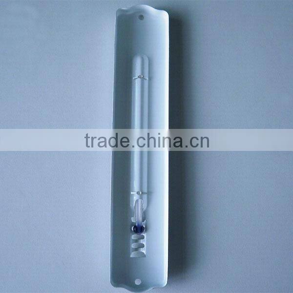 Metal case glass tube sensor thermometer/aluminum case thermometer