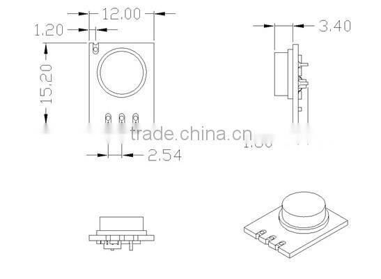 NiceRF ASK Module Kit 433MHz 315 MHz Long Range 100m Wireless RF Module STX882 Transmitter SRX882 Receiver Spring Antenna
