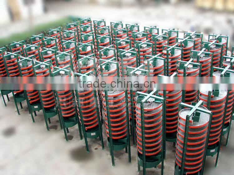 Gravity Separator Spiral Chute Price for Copper/ Gold/ Chromite / Lead ore Concentrate