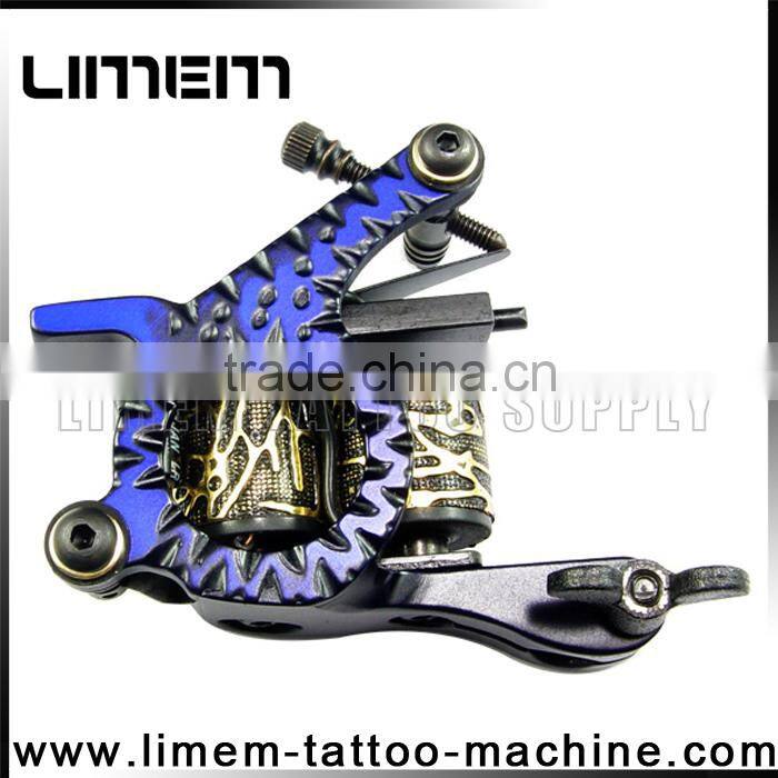 The Fashion Style Professional Handmake tattoo machine blue