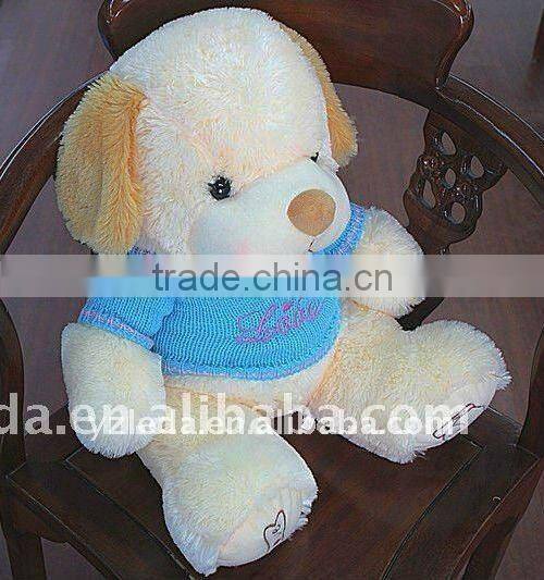 Plush dog in sweater/stuffed dog/plush toys