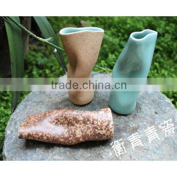Longquan celadon Flower Vase dancer / stylish simplicity Home Decoration