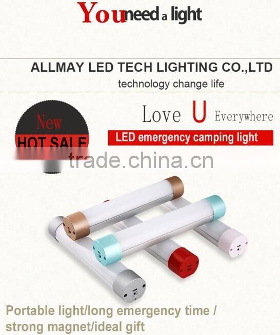 2016 Multi-Functional dimming rechargeable emergency led light USB android Rechargeable LED Emergency mini tube light