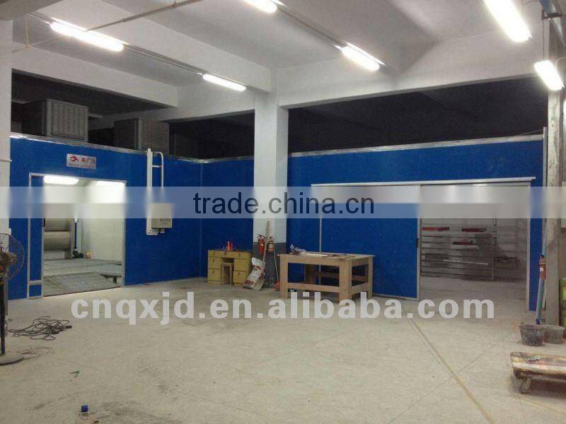 CE approved QX3000 water screen furniture paint booth/infrared paint dryer