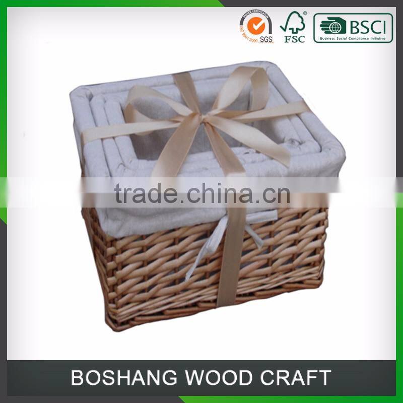 Cheap Empty Wicker Basket Made in China