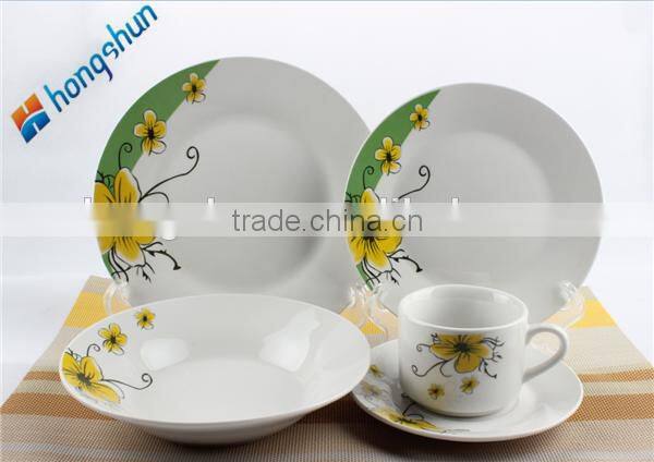 Chinese restaurant/hotel dinnerware ceramic, porcelain dinner set cheap