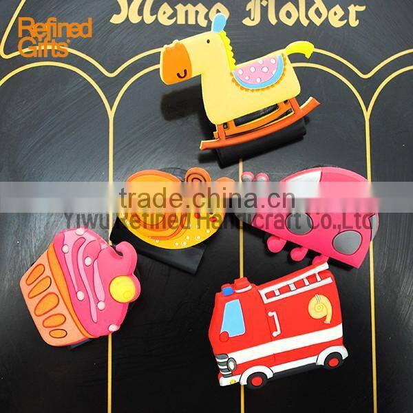 high quality soft PVC magnetic 3D Snail paper clip